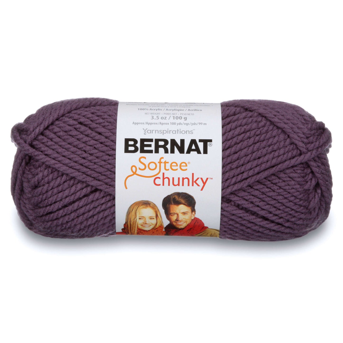 Bernat Softee Chunky Yarn (100g/3.5oz) - Clearance shades