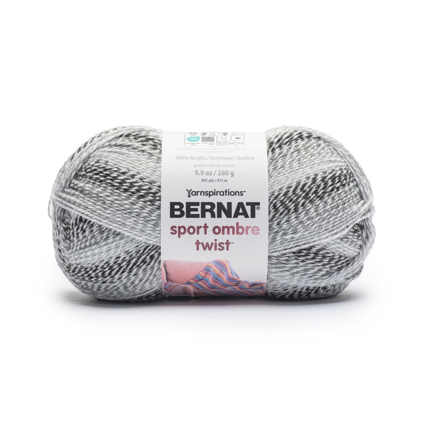Bernat Sport Ombre Twist Yarn (280g/9.9oz)
