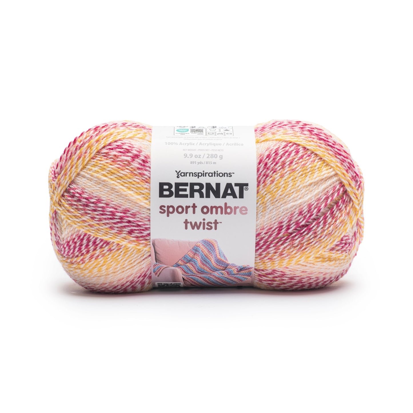 Bernat Sport Ombre Twist Yarn (280g/9.9oz)