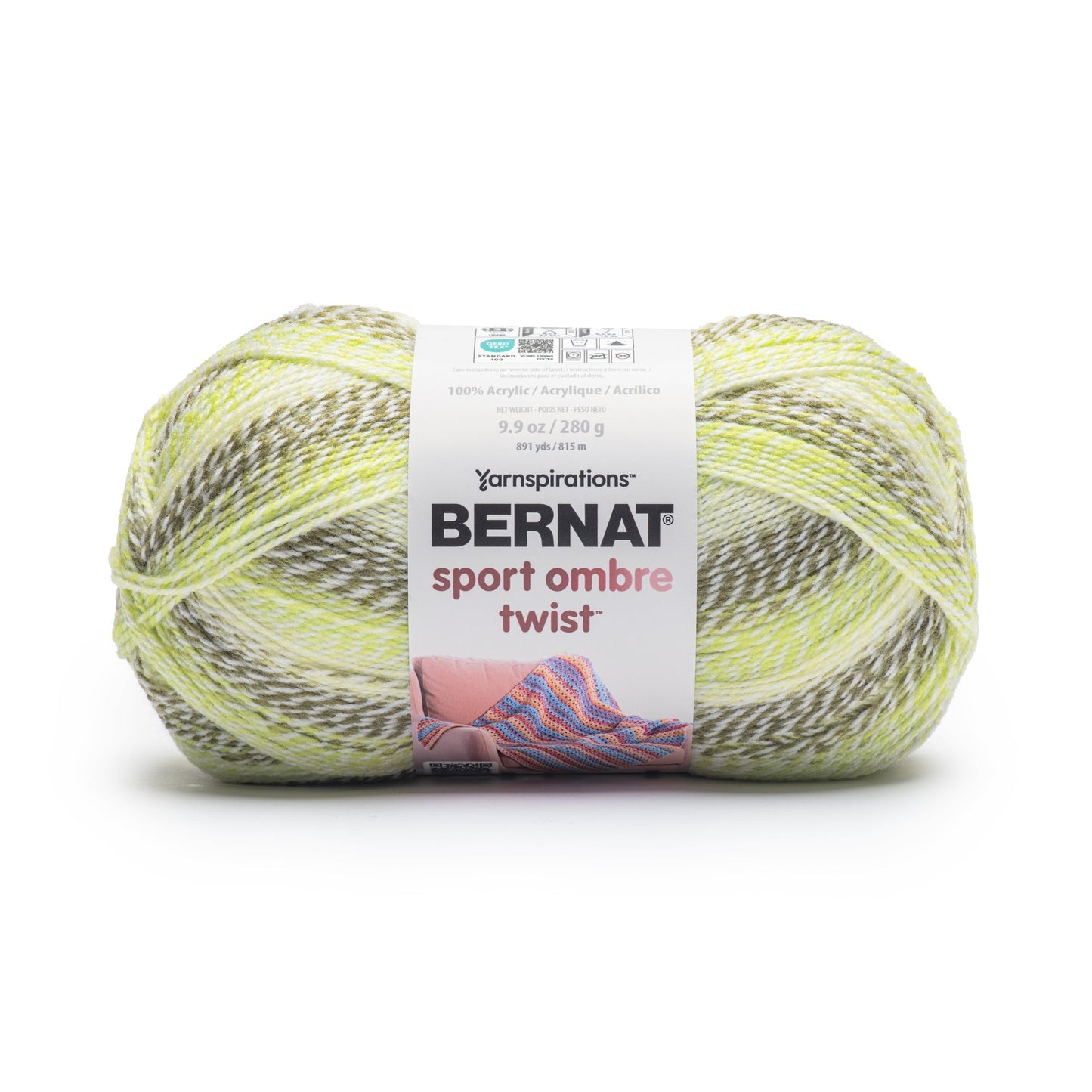 Bernat Sport Ombre Twist Yarn (280g/9.9oz)