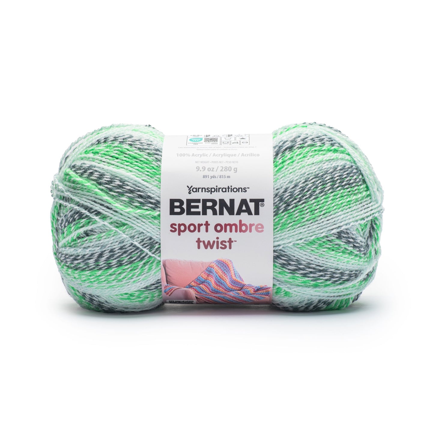 Bernat Sport Ombre Twist Yarn (280g/9.9oz)