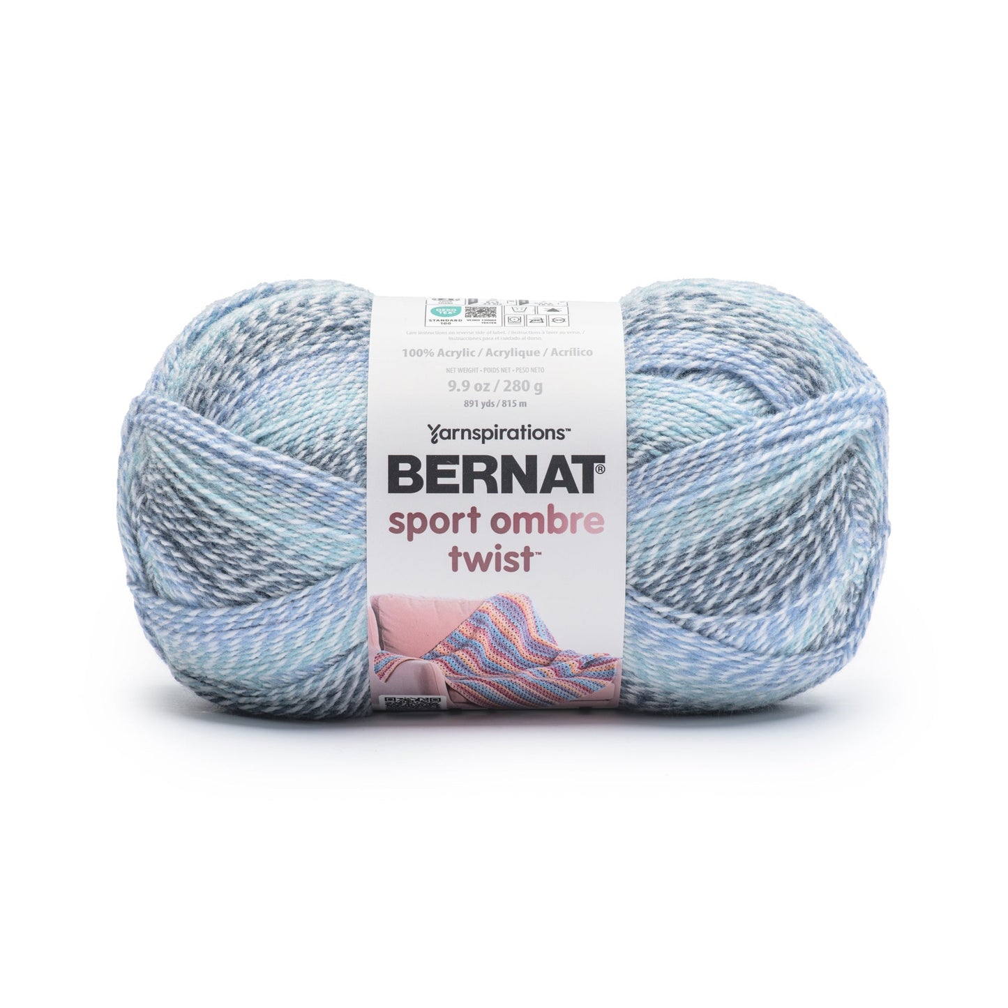 Bernat Sport Ombre Twist Yarn (280g/9.9oz)