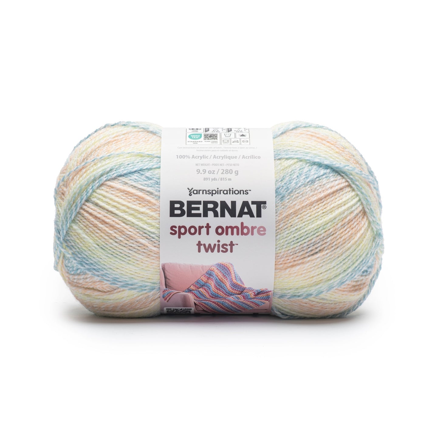 Bernat Sport Ombre Twist Yarn (280g/9.9oz)