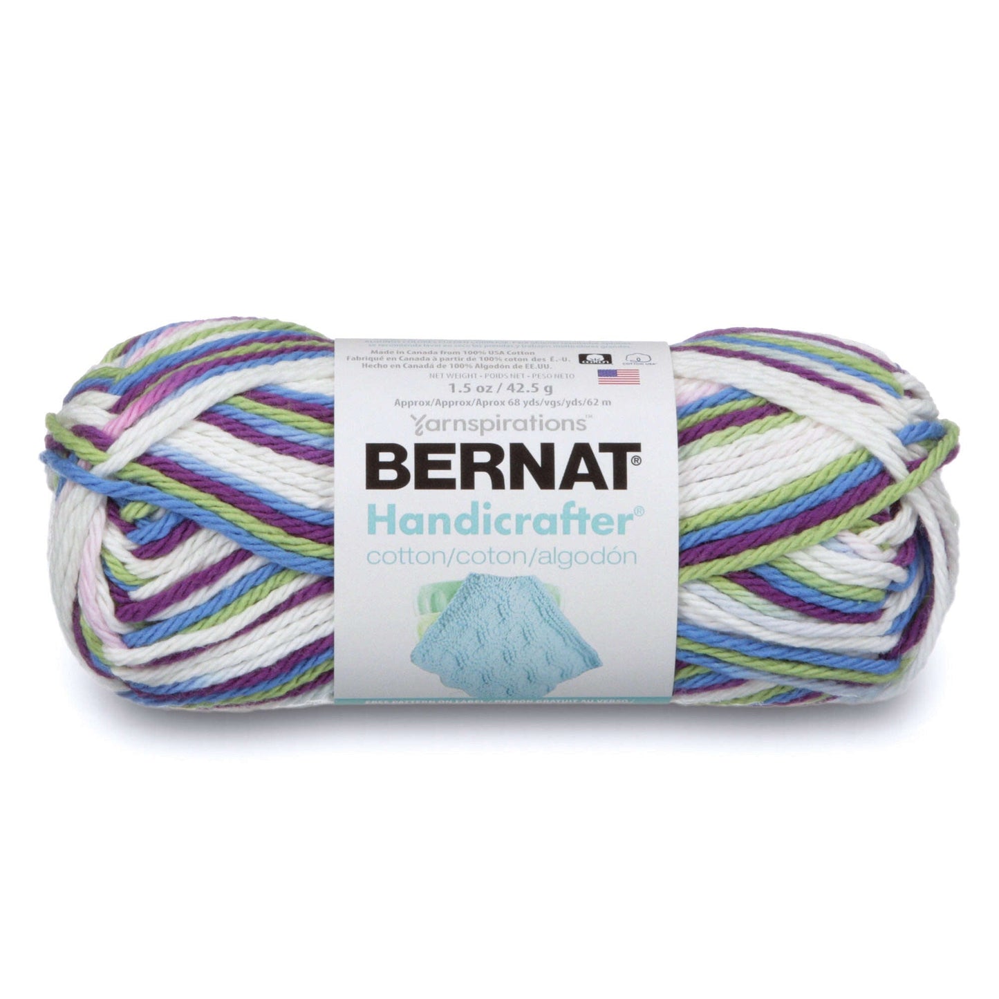 Bernat Handicrafter Cotton Ombres Yarn - Clearance Shades