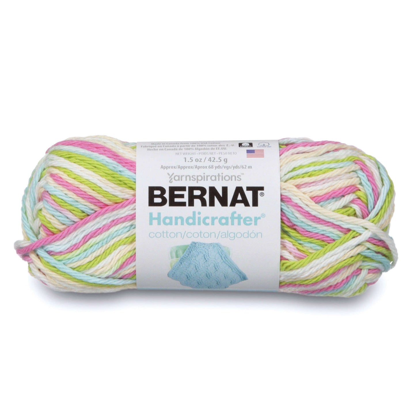 Bernat Handicrafter Cotton Ombres Yarn - Clearance Shades