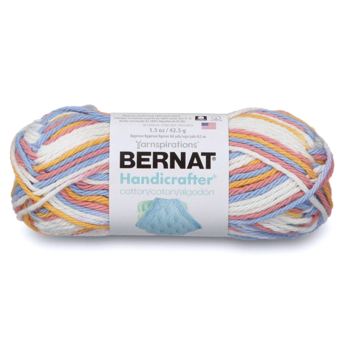 Bernat Handicrafter Cotton Ombres Yarn - Clearance Shades