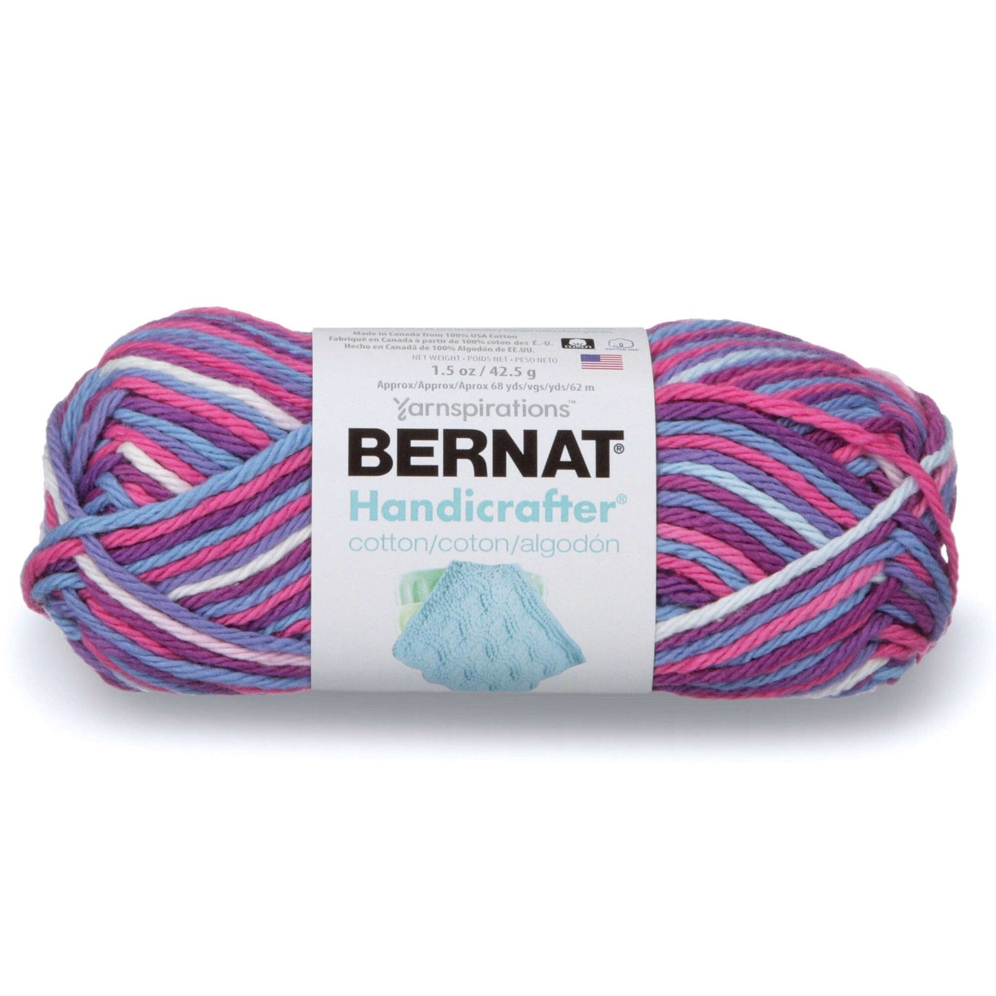 Bernat Handicrafter Cotton Ombres Yarn - Clearance Shades