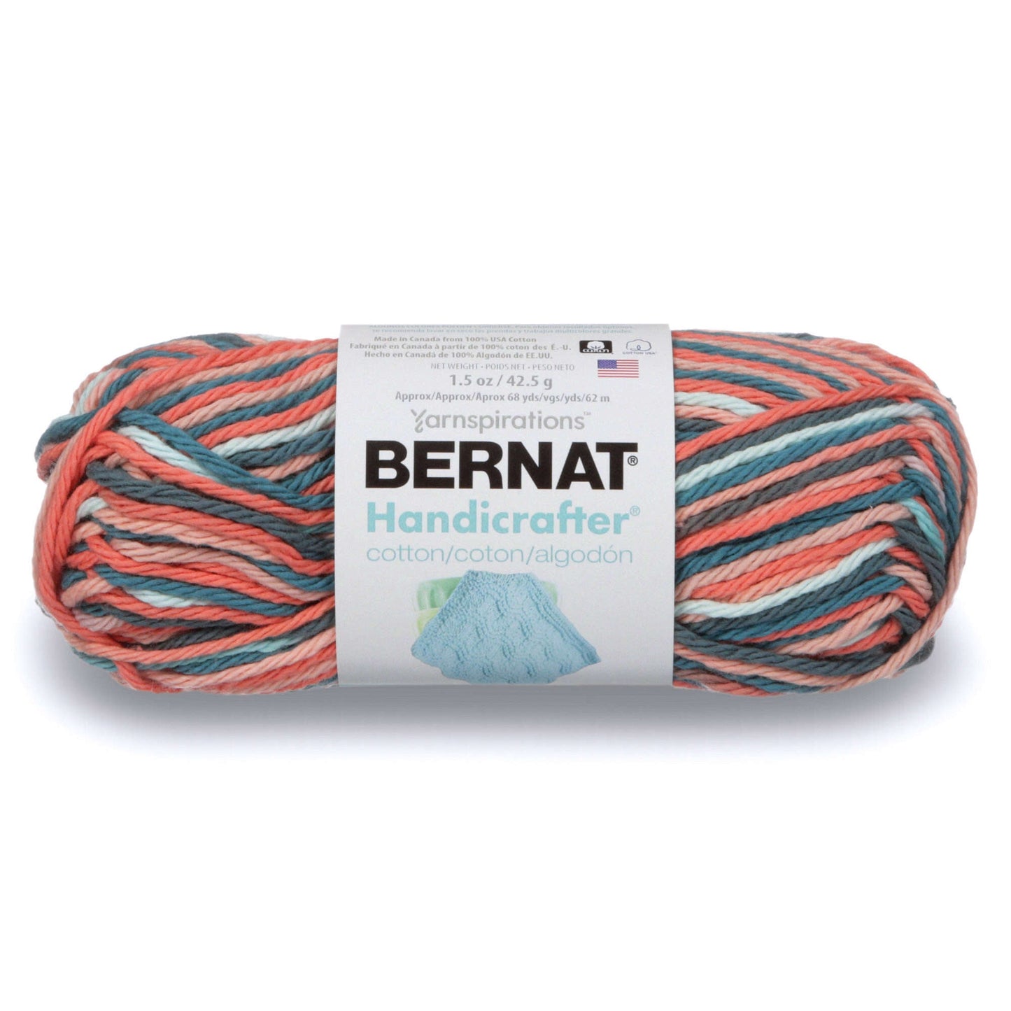 Bernat Handicrafter Cotton Ombres Yarn - Clearance Shades