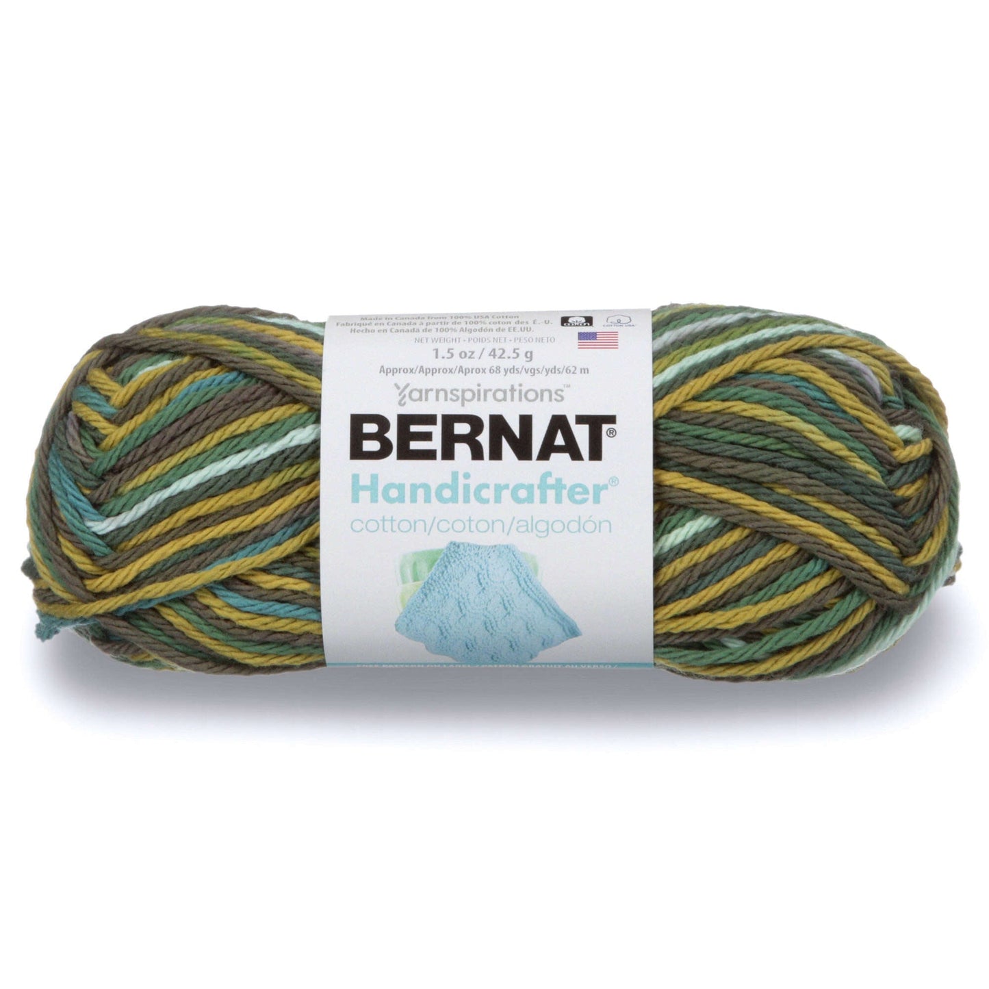 Bernat Handicrafter Cotton Ombres Yarn - Clearance Shades