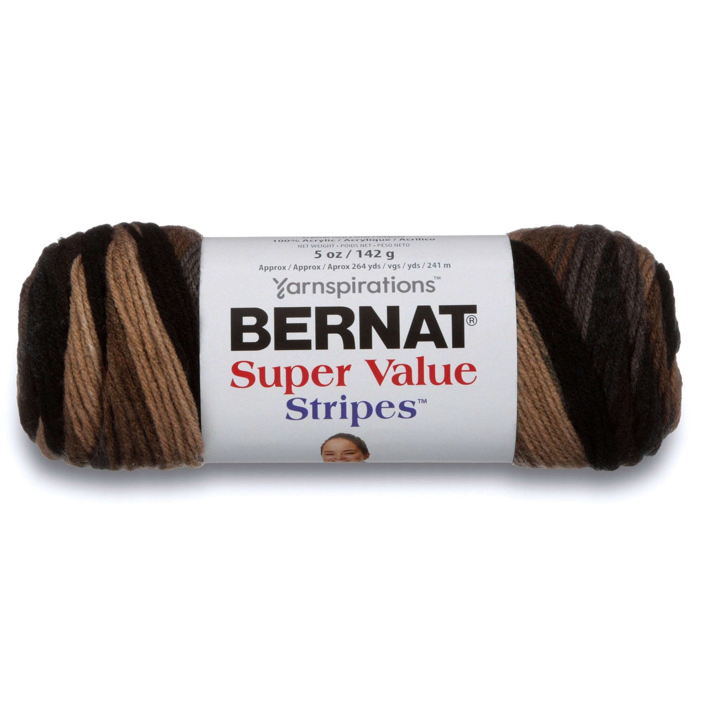 Bernat Super Value Stripes Yarn