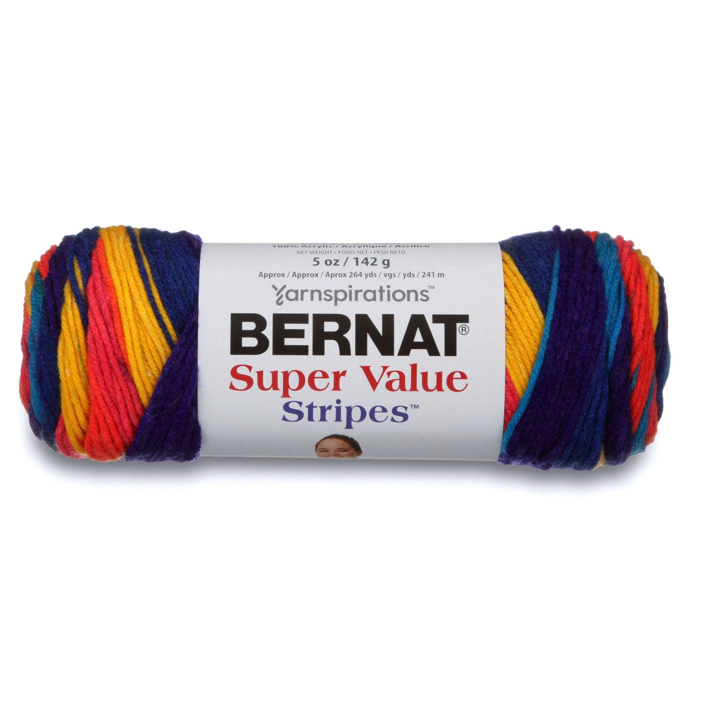 Bernat Super Value Stripes Yarn