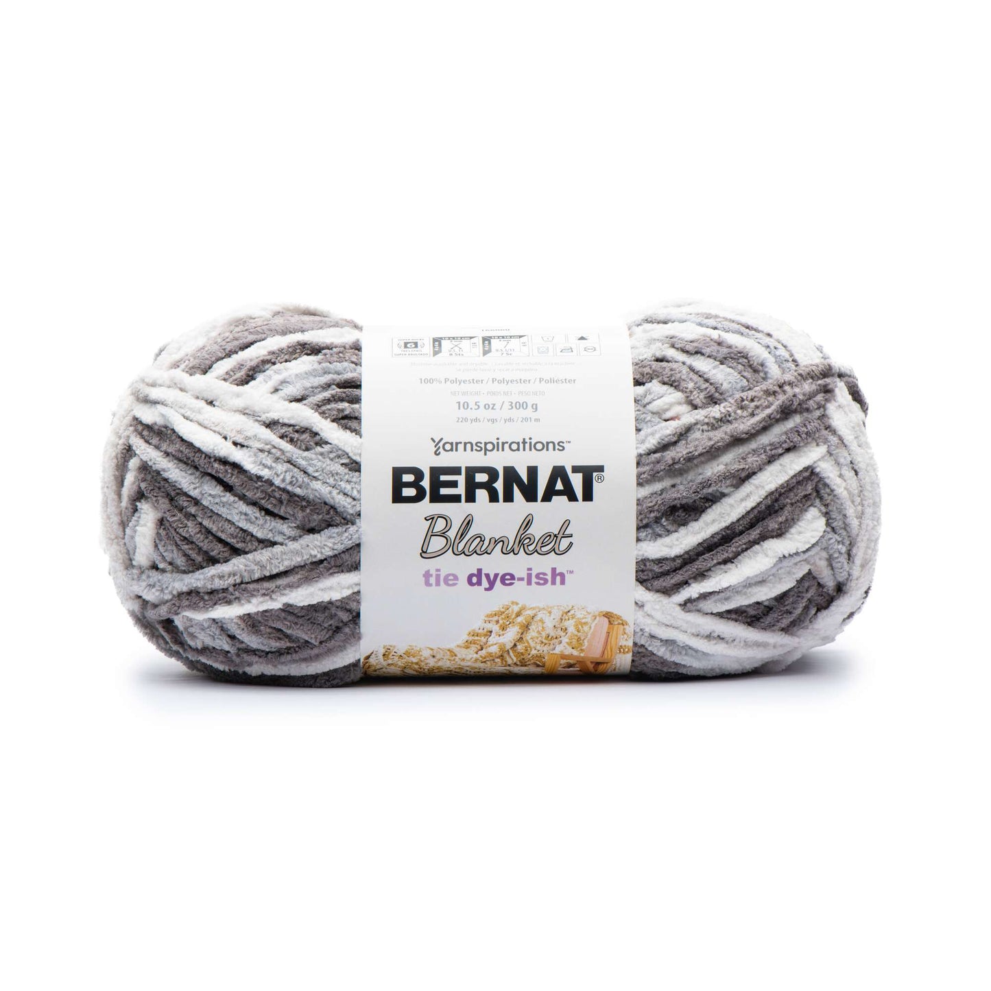 Bernat Blanket Tie Dye-ish Yarn (300g/10.5oz)