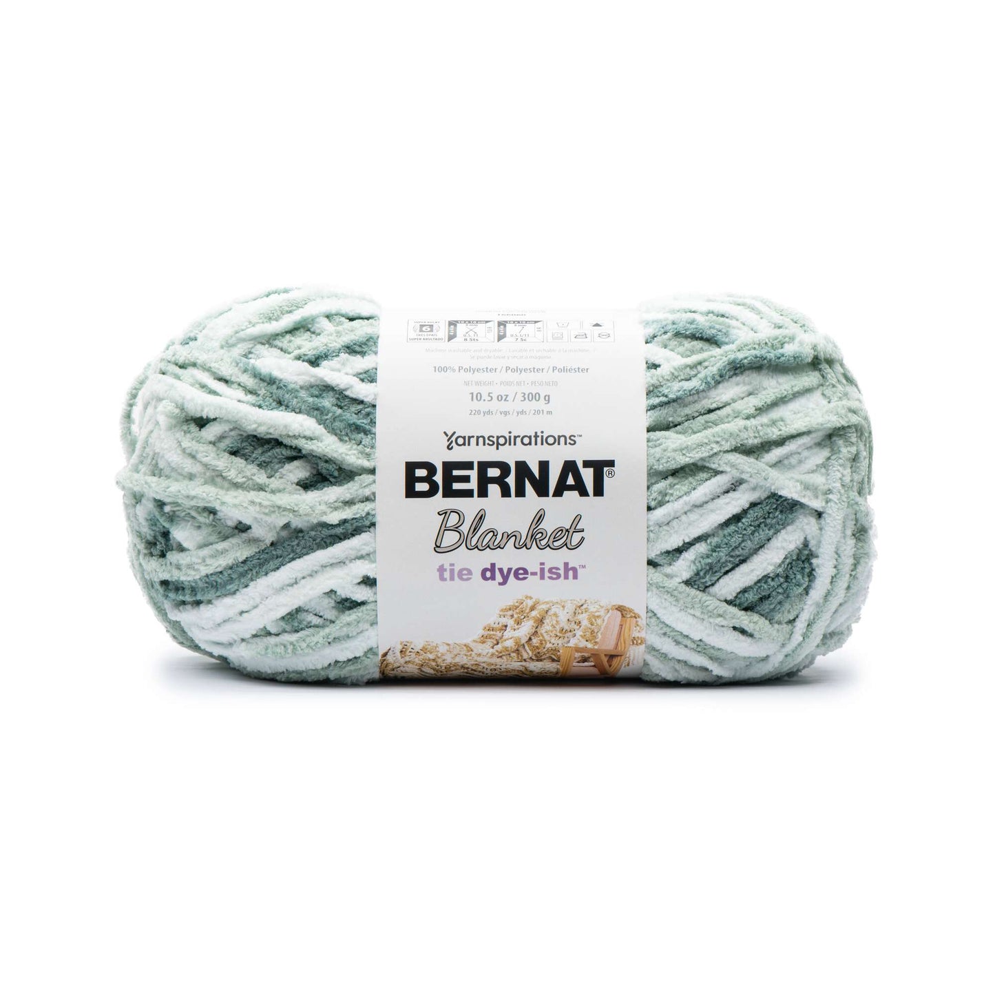 Bernat Blanket Tie Dye-ish Yarn (300g/10.5oz)