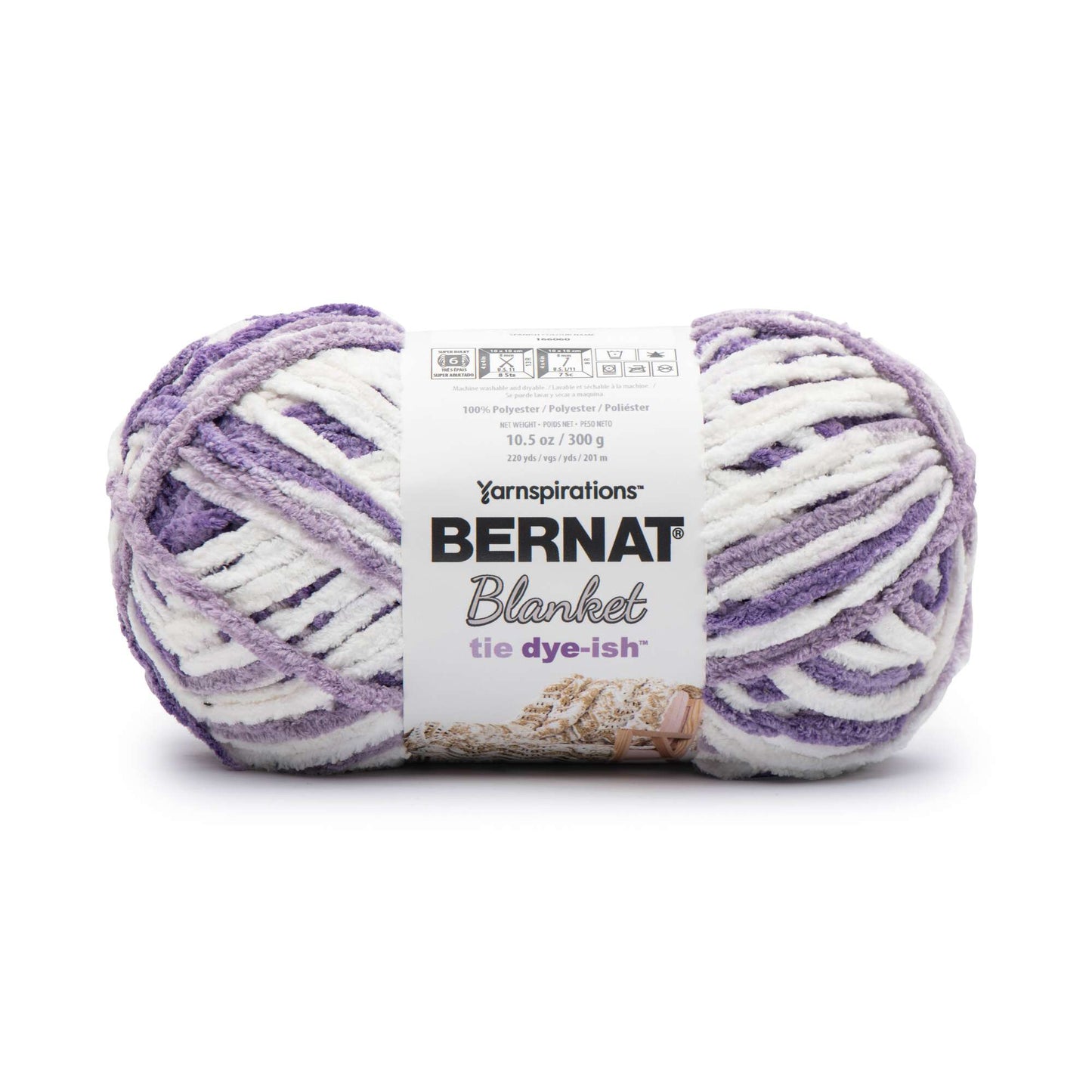 Bernat Blanket Tie Dye-ish Yarn (300g/10.5oz)
