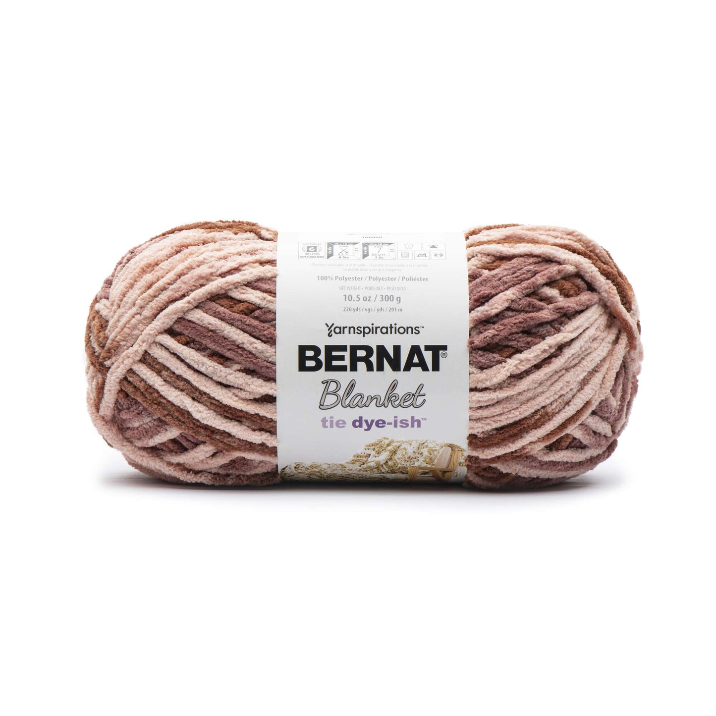 Bernat Blanket Tie Dye-ish Yarn (300g/10.5oz)