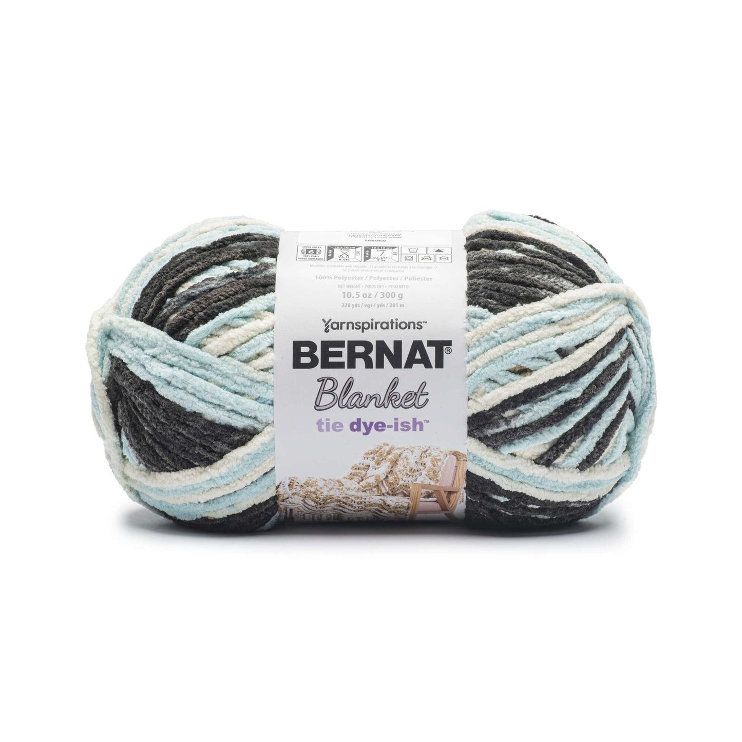 Bernat Blanket Tie Dye-ish Yarn (300g/10.5oz)