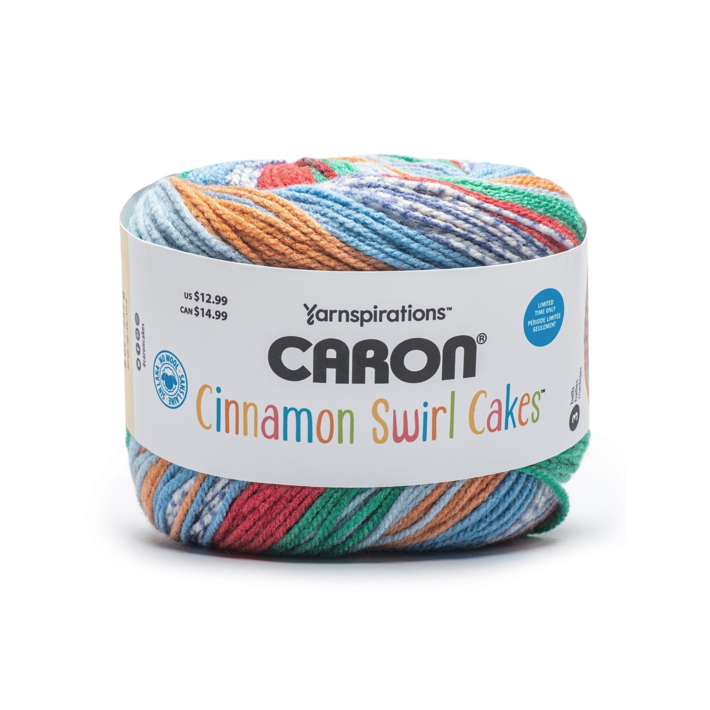 Caron Cinnamon Swirl Cakes Yarn (227g/8oz) - Retailer Exclusive