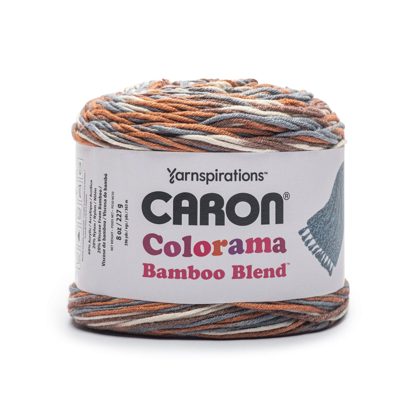Caron Colorama Bamboo Blend Yarn (227g/8oz)