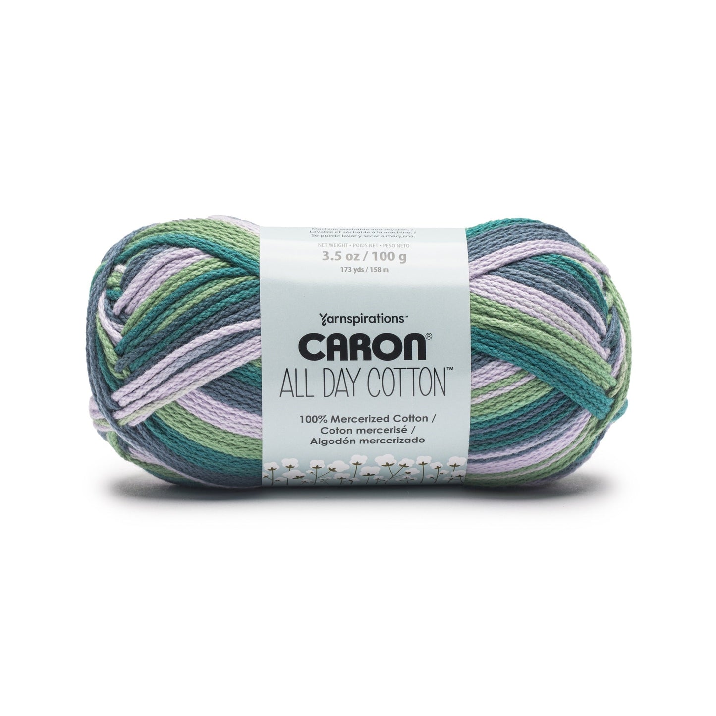 Caron All Day Cotton Prints Yarn (100g/3.5oz)