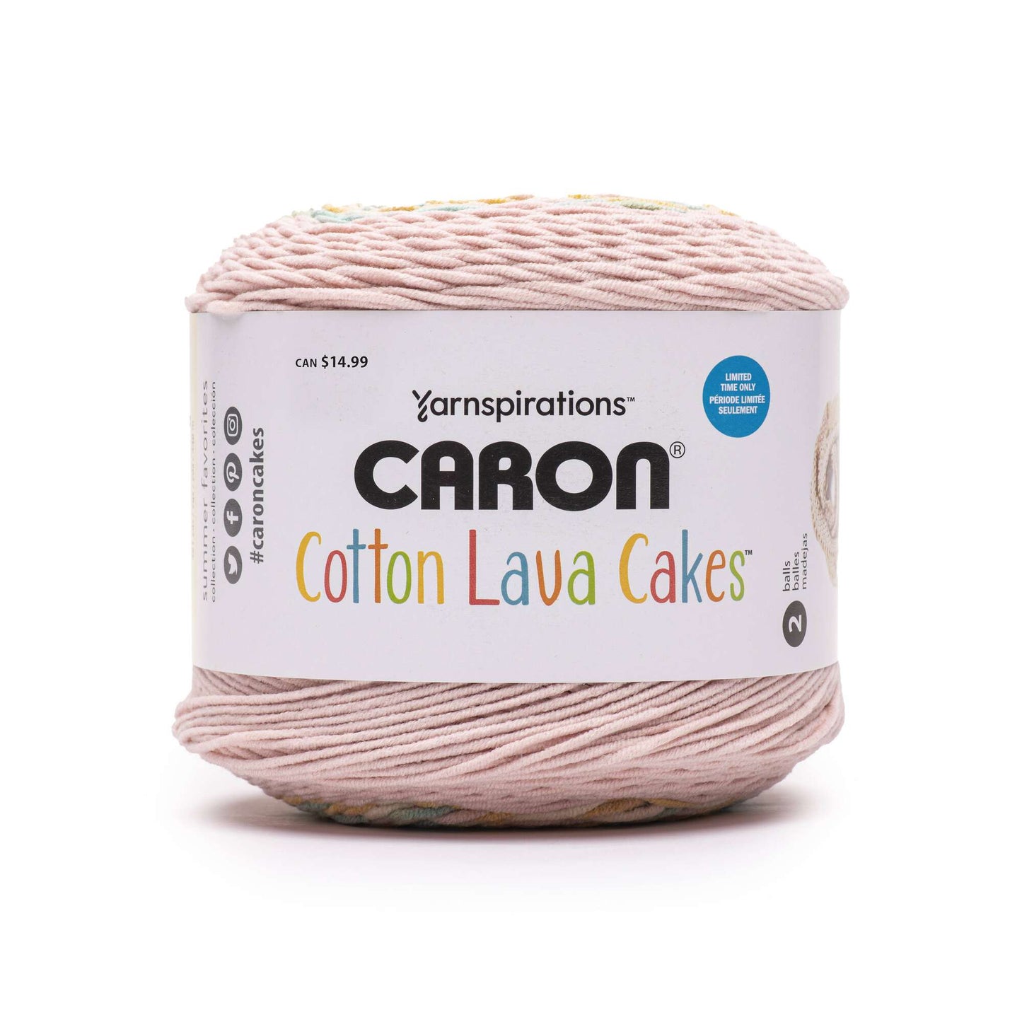 Caron Cotton Lava Cakes Yarn - Clearance shades