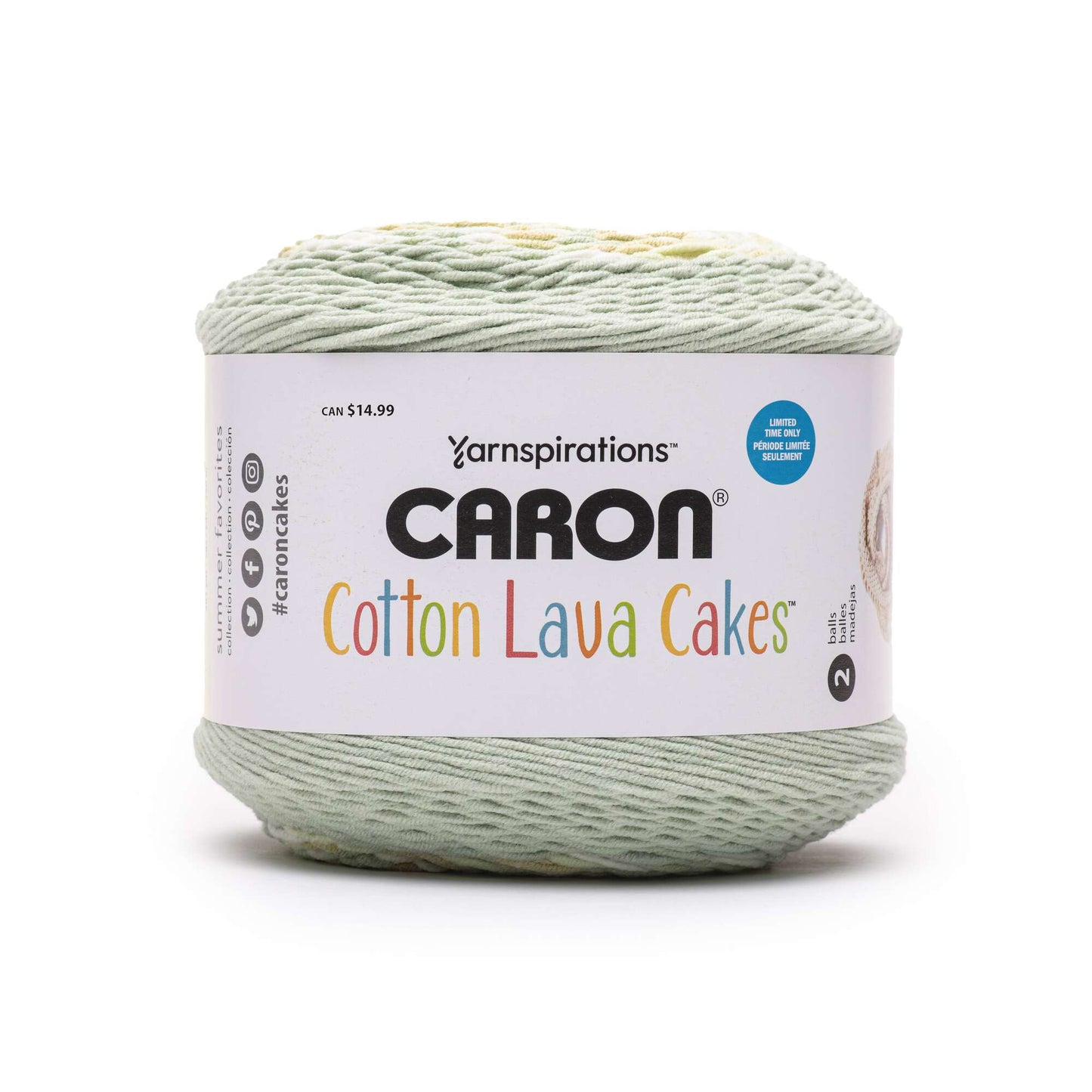 Caron Cotton Lava Cakes Yarn - Clearance shades