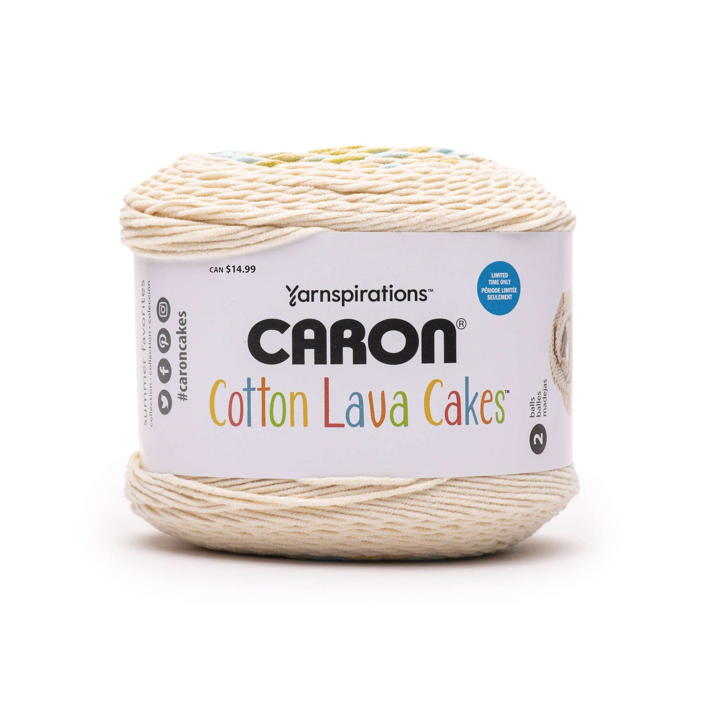 Caron Cotton Lava Cakes Yarn - Clearance shades