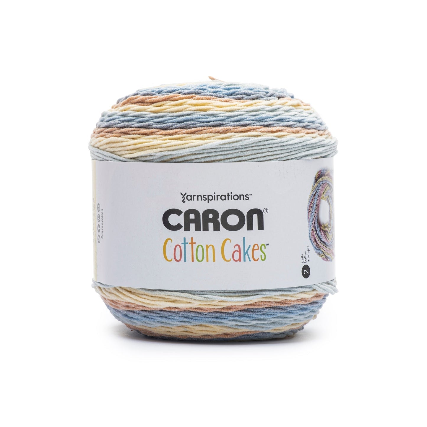 Caron Cotton Cakes Yarn (250g/8.8oz) - Clearance Shades