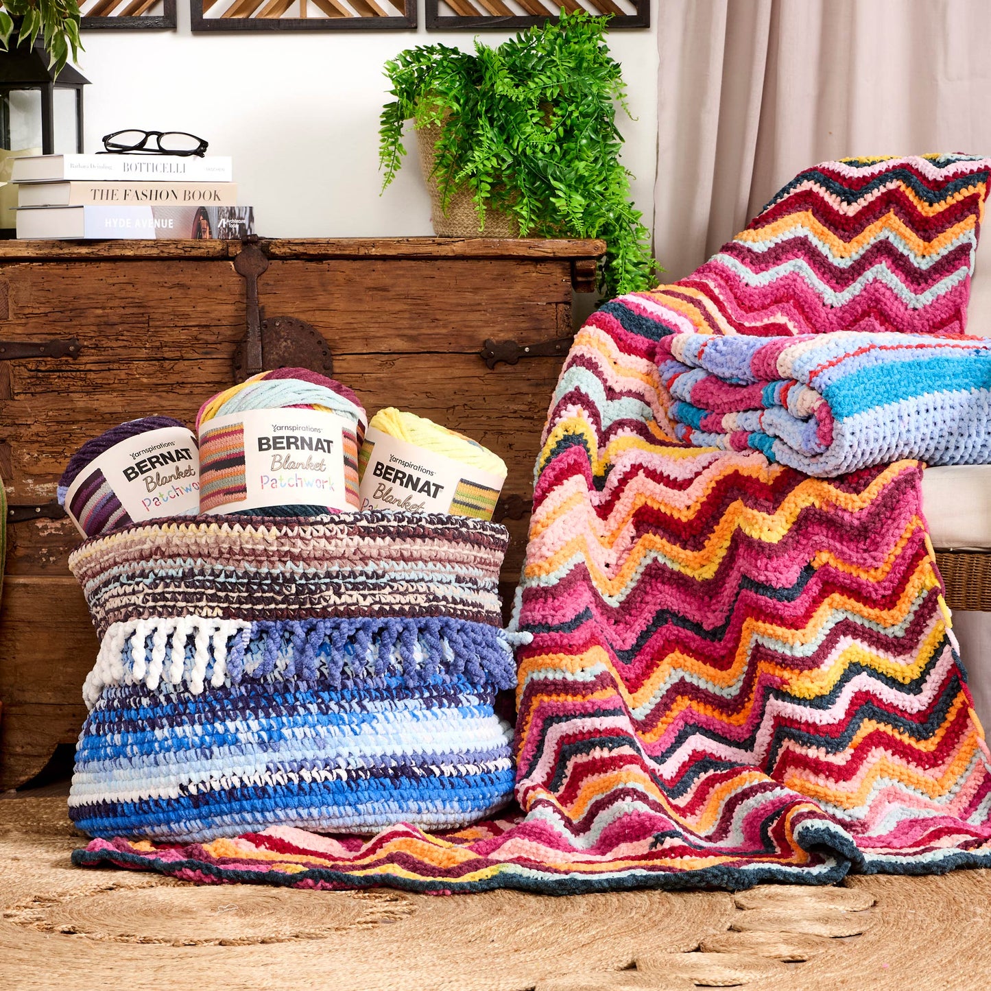Bernat Blanket Patchwork Yarn (300g/10.5oz)