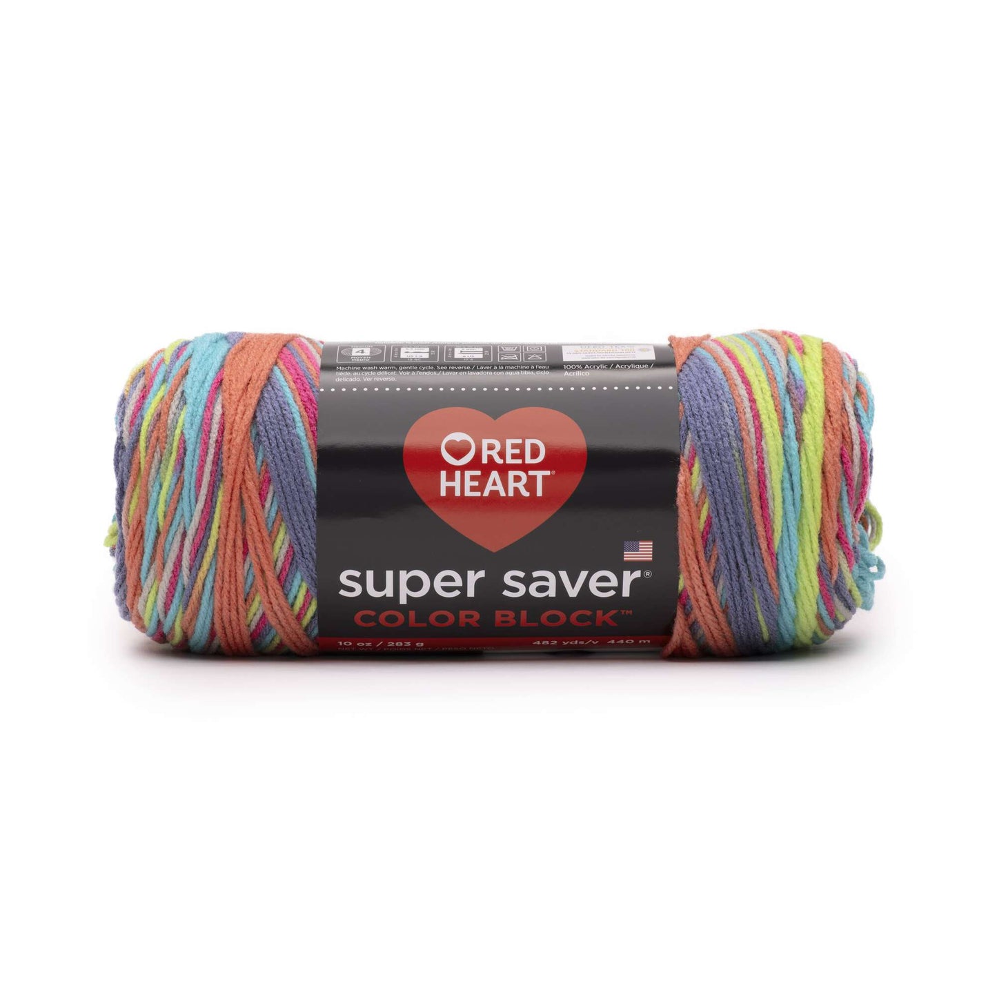 Red Heart Super Saver Color Block Yarn