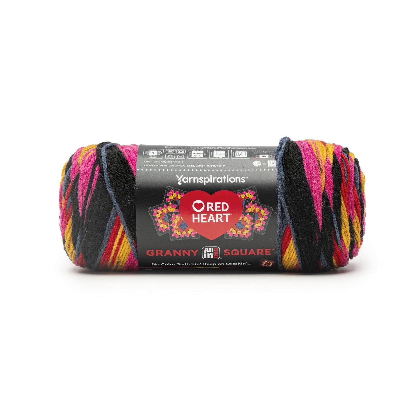 Red Heart All In One Granny Square Yarn (250g/8.8oz)
