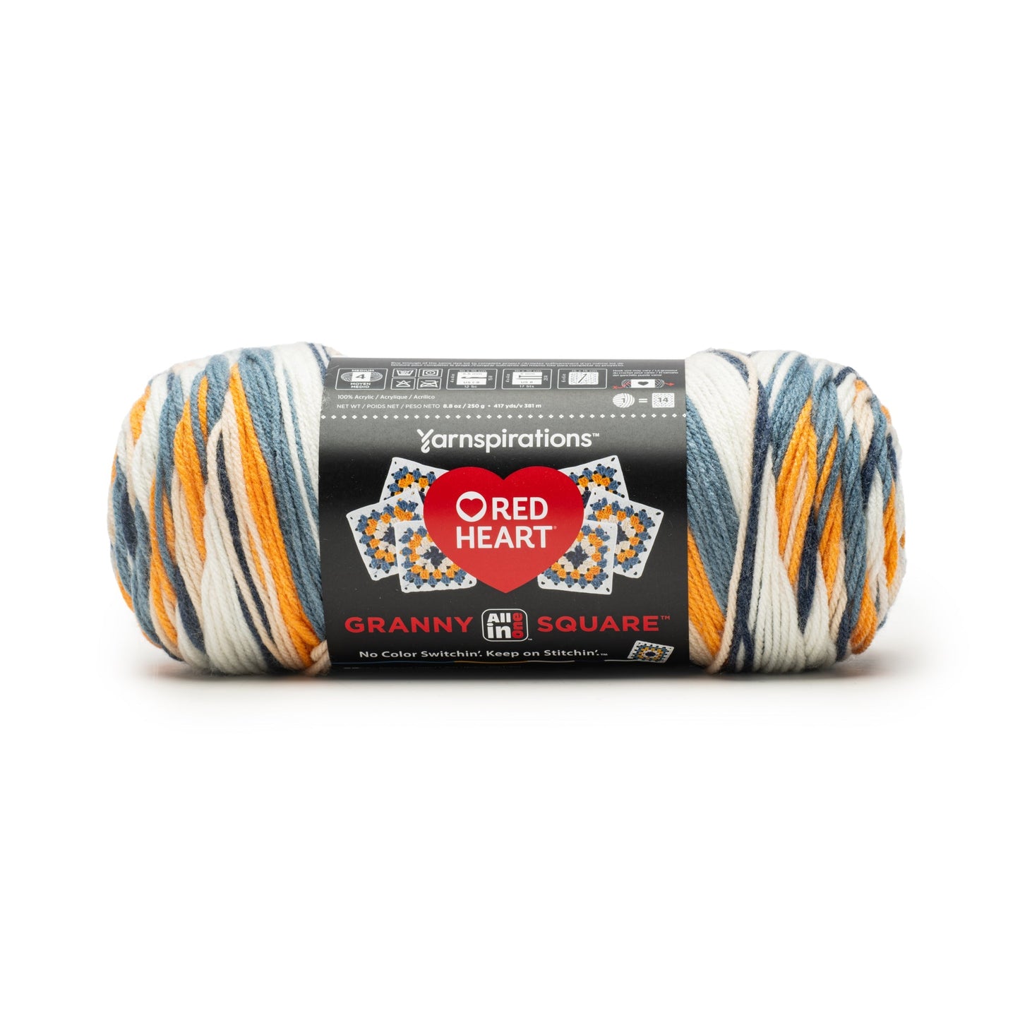 Red Heart All In One Granny Square Yarn (250g/8.8oz)