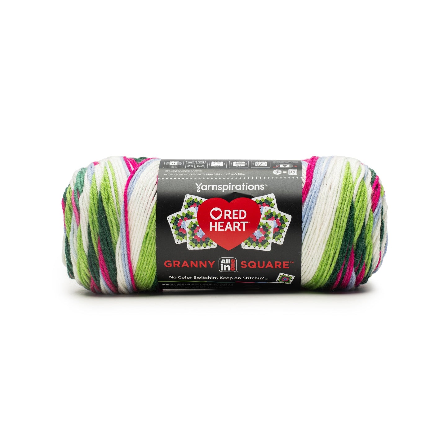 Red Heart All In One Granny Square Yarn (250g/8.8oz)