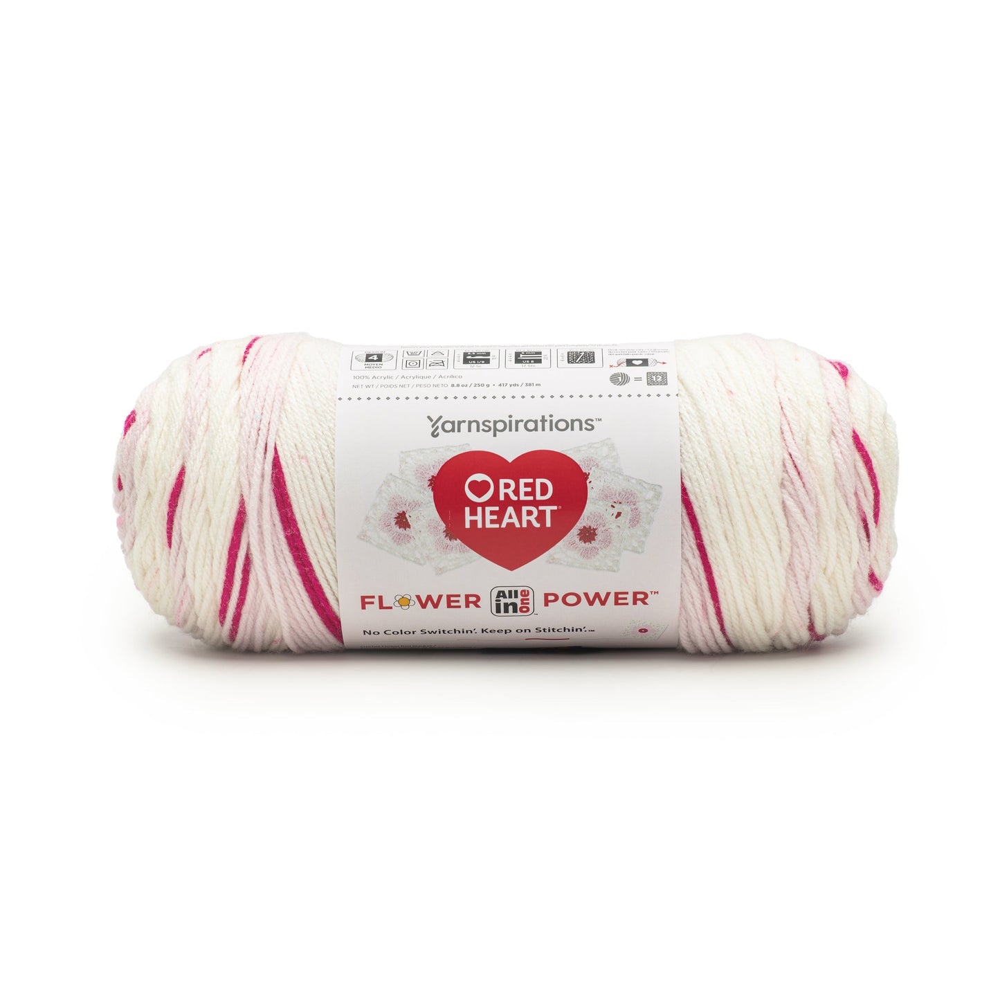 Red Heart All In One Flower Power Yarn (250g/8.8oz)