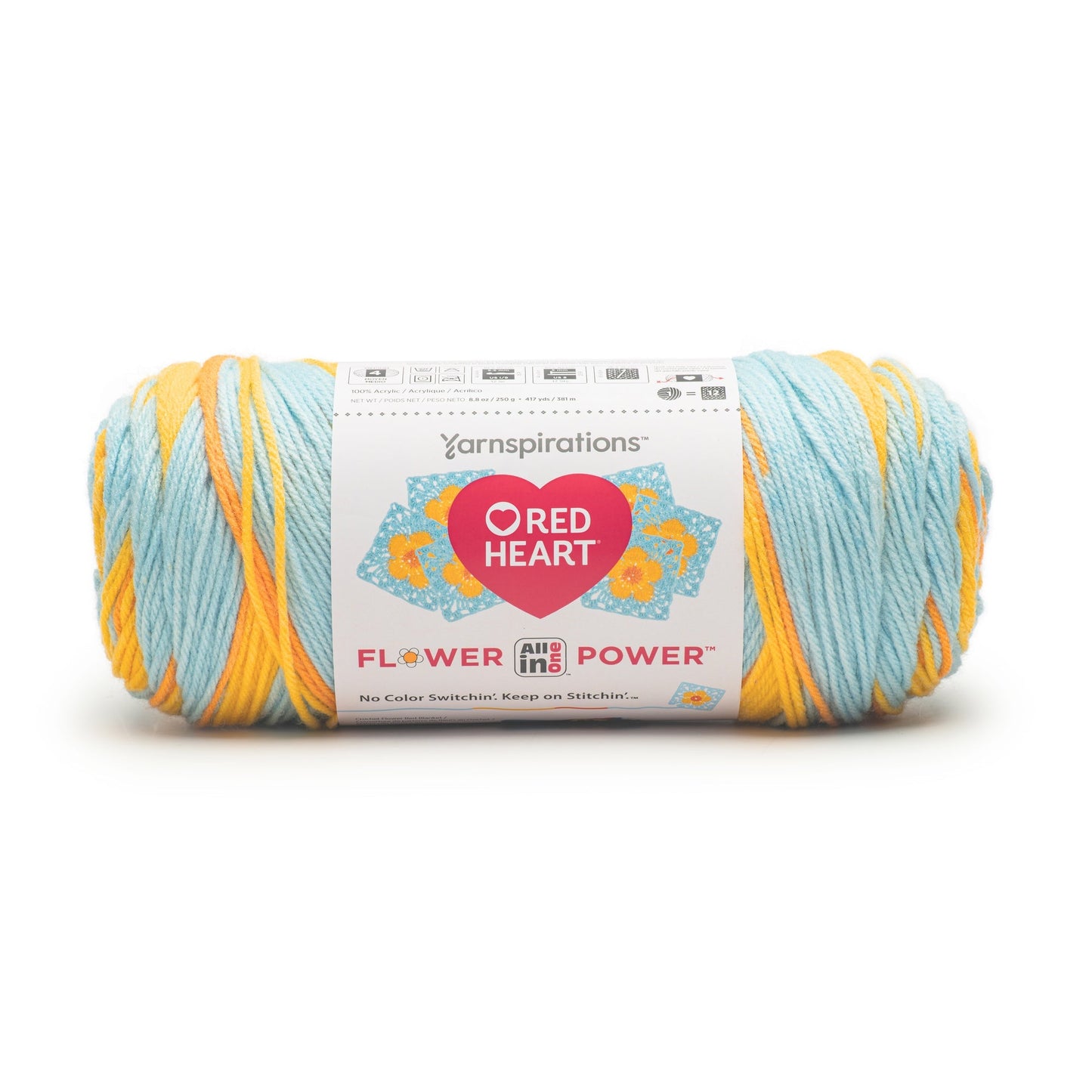 Red Heart All In One Flower Power Yarn (250g/8.8oz)