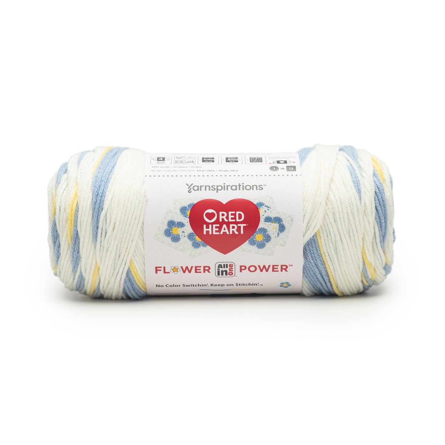Red Heart All In One Flower Power Yarn (250g/8.8oz)