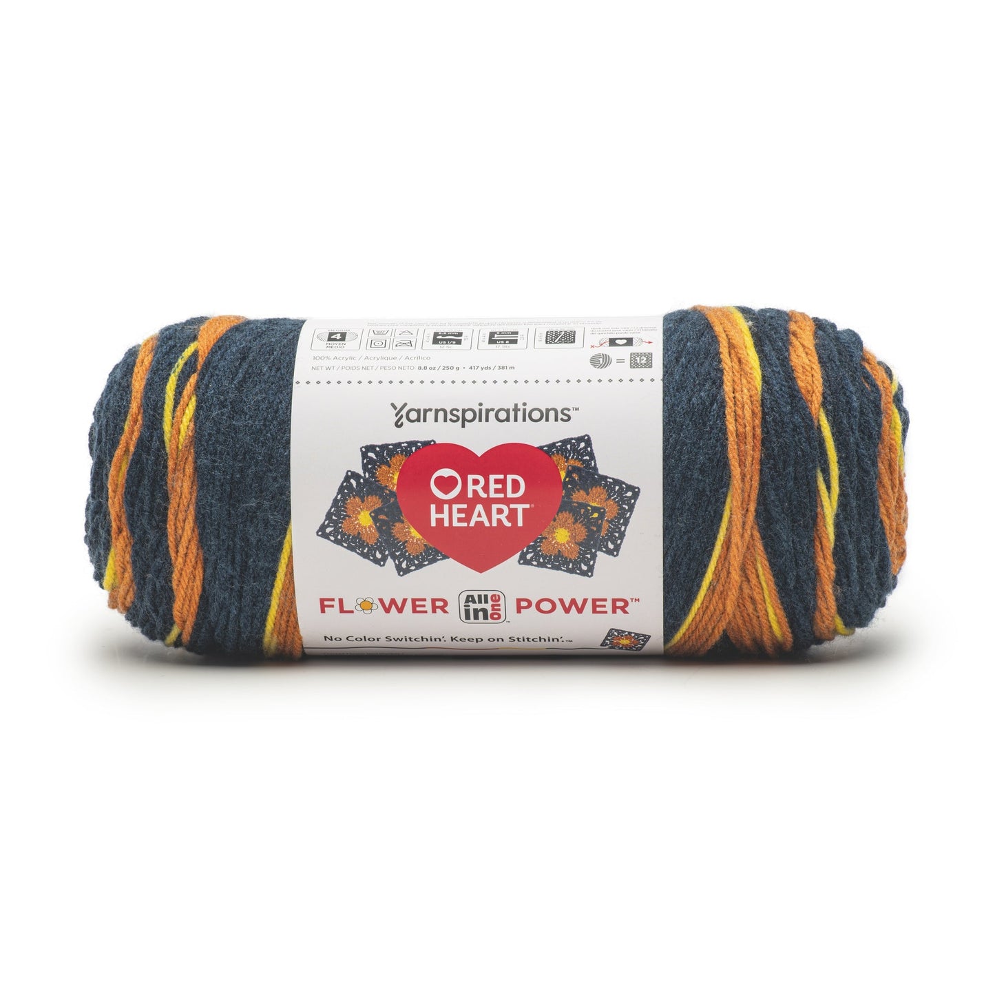 Red Heart All In One Flower Power Yarn (250g/8.8oz)