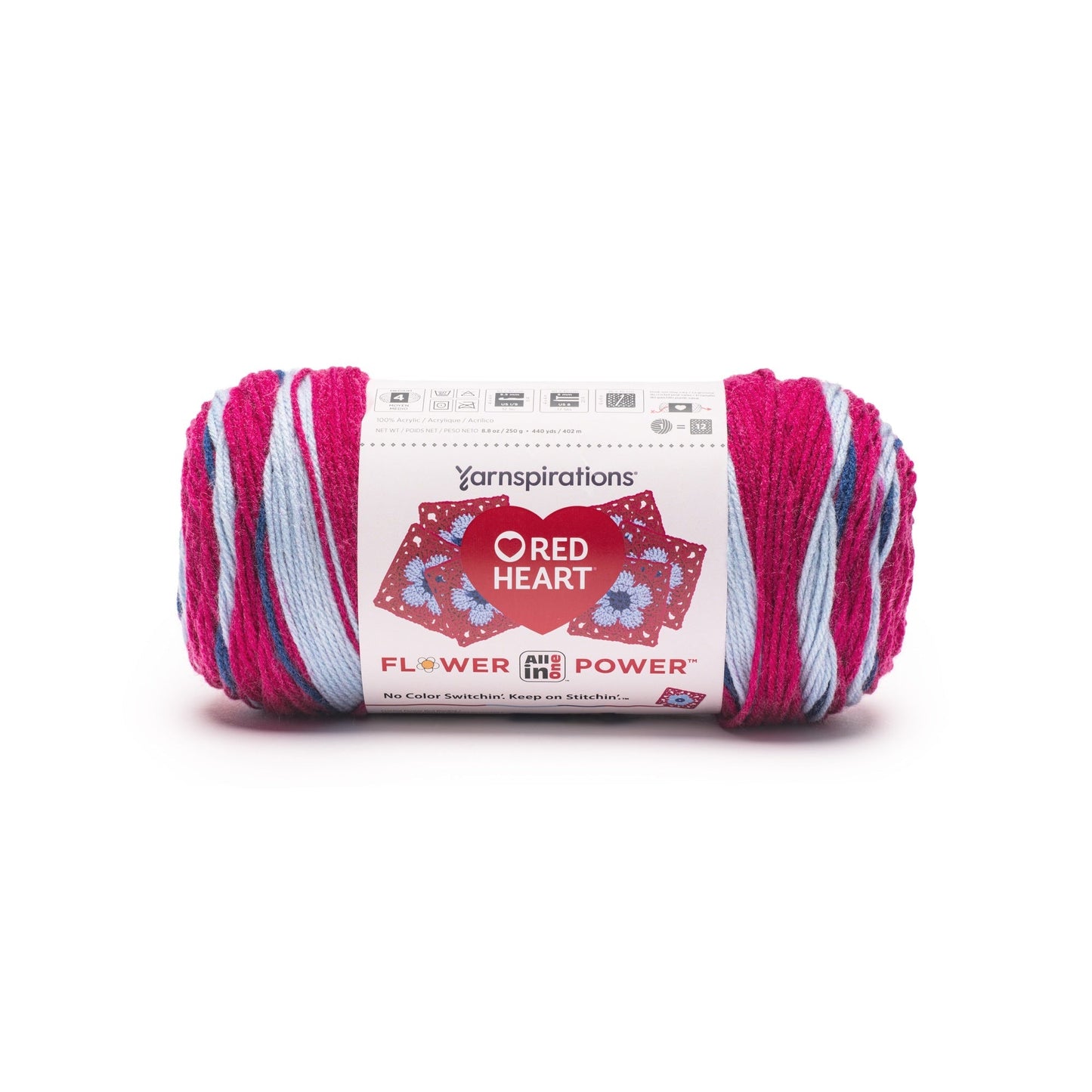 Red Heart All In One Flower Power Yarn (250g/8.8oz)