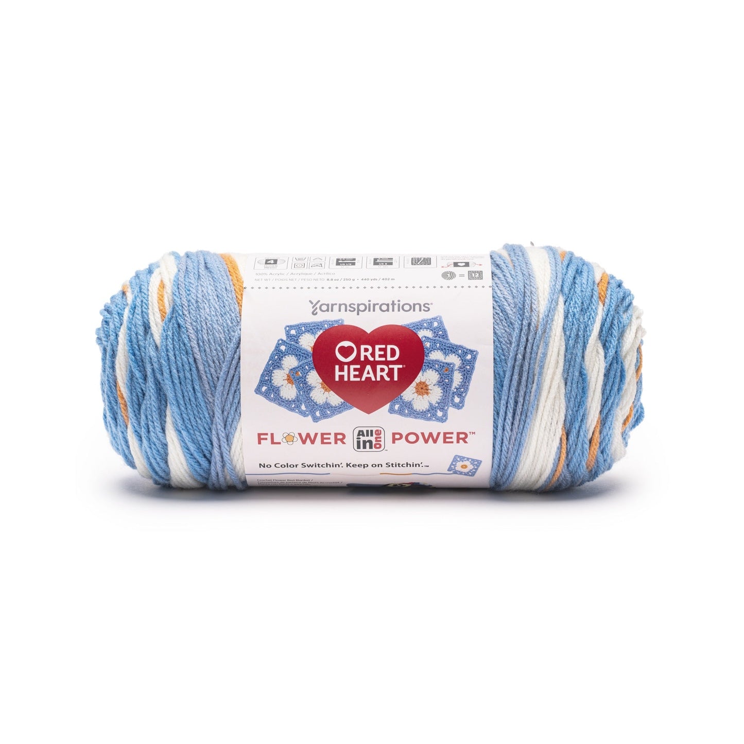 Red Heart All In One Flower Power Yarn (250g/8.8oz)