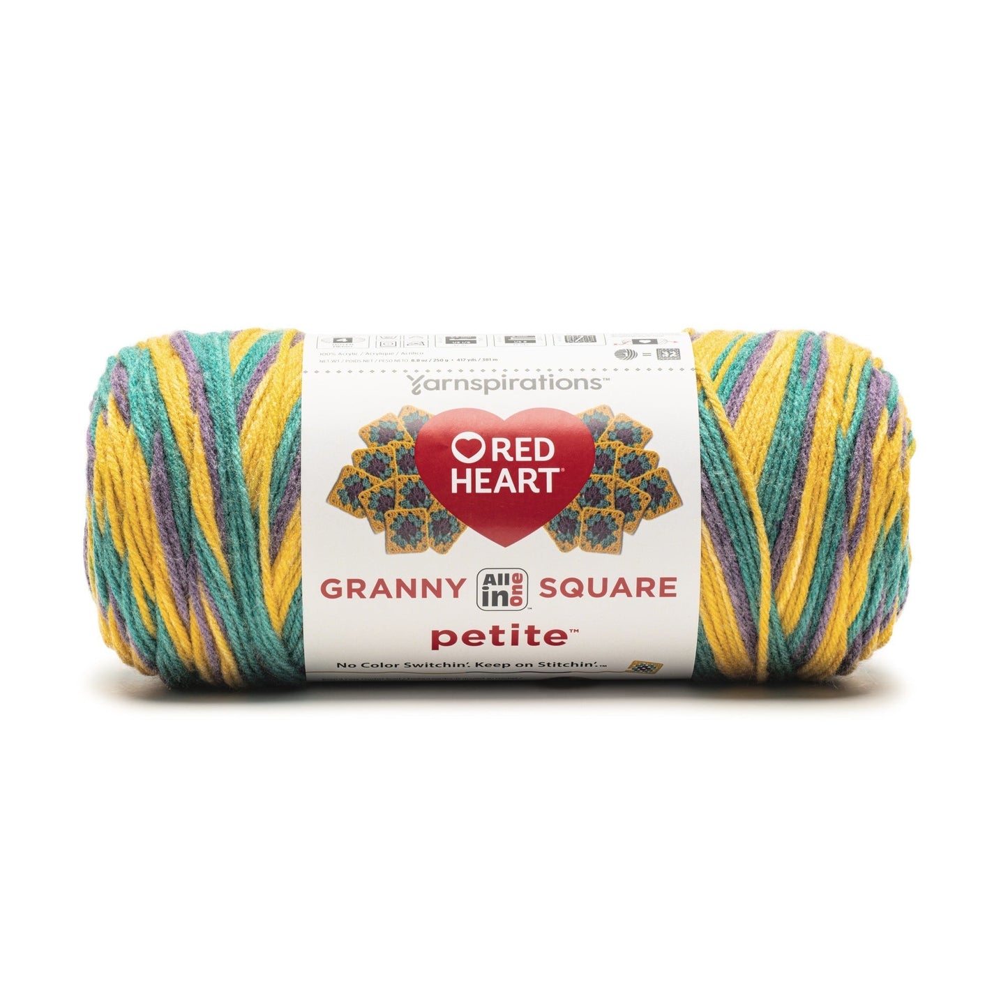 Red Heart All In One Granny Square Petite Yarn (250g/8.8oz)