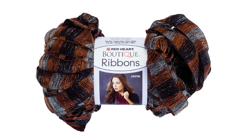 Red Heart Boutique Ribbons Yarn - Clearance shades