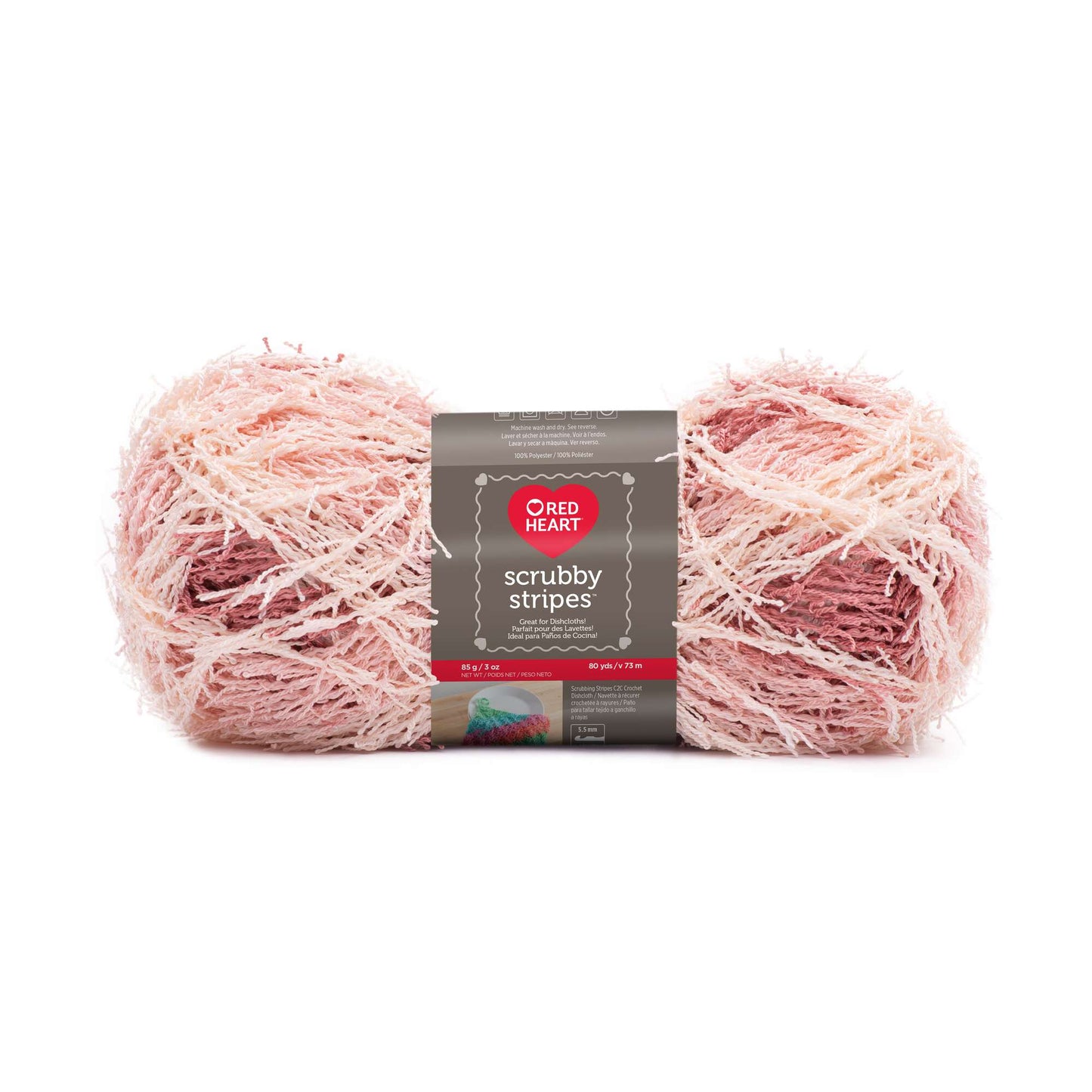 Red Heart Scrubby Stripes Yarn - Clearance shades