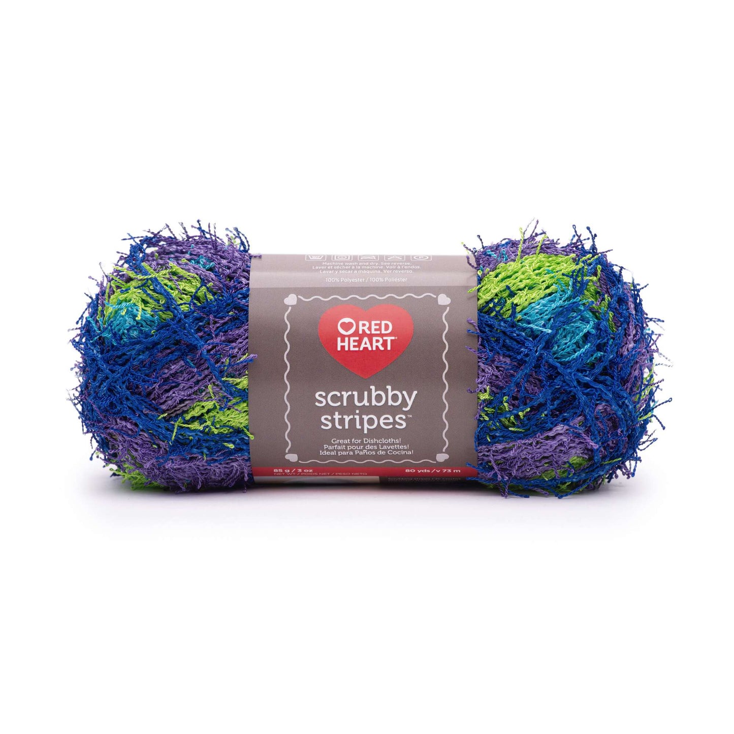 Red Heart Scrubby Stripes Yarn - Clearance shades