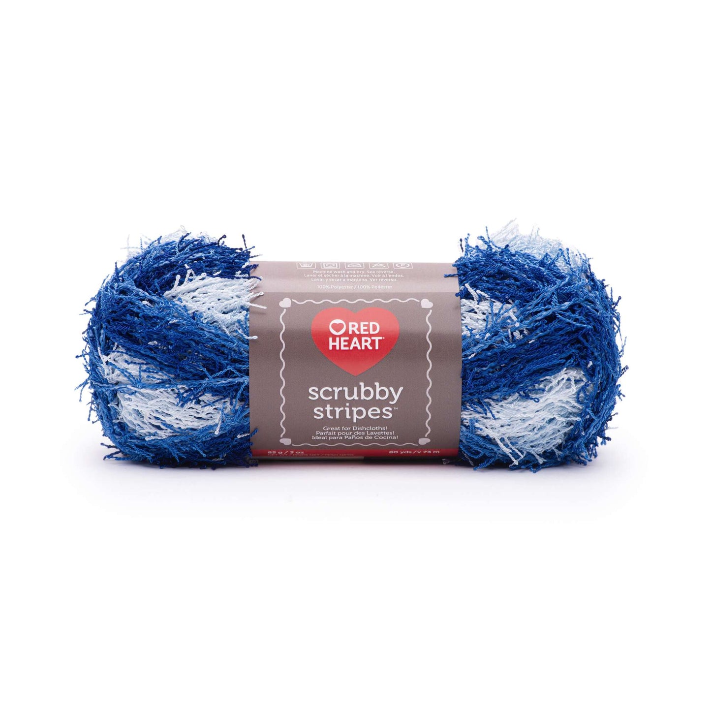 Red Heart Scrubby Stripes Yarn - Clearance shades