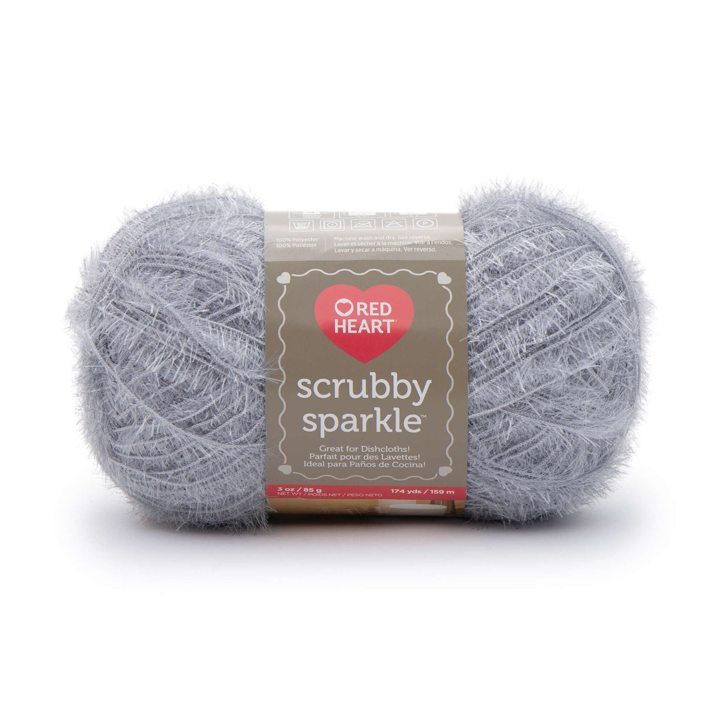 Red Heart Scrubby Sparkle Yarn