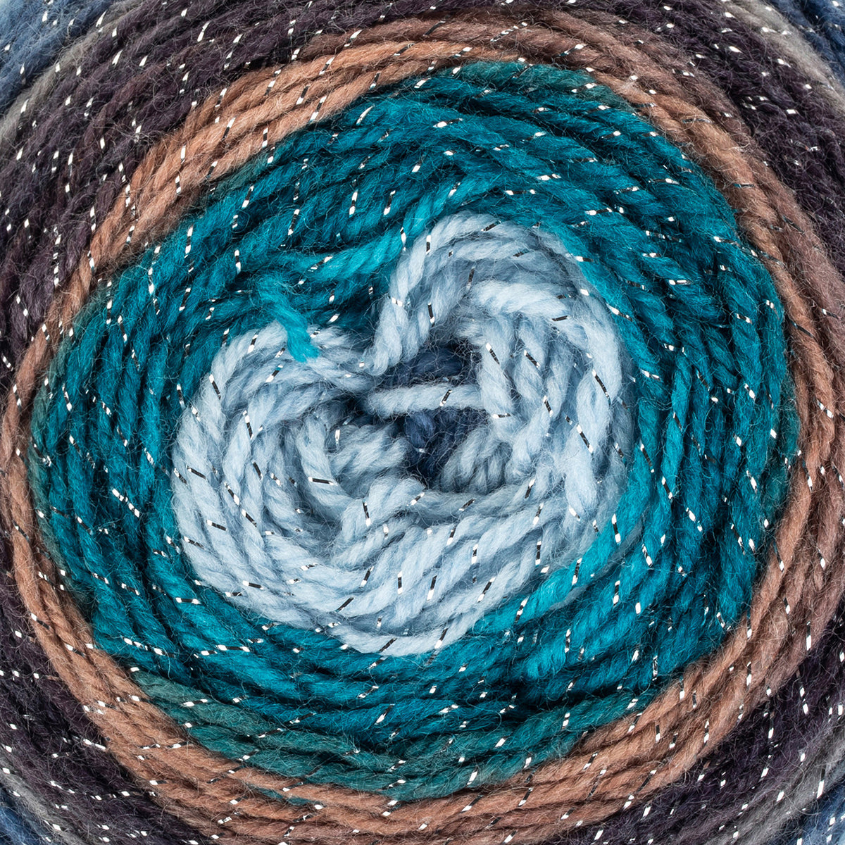 Red Heart Roll With It Sparkle Yarn