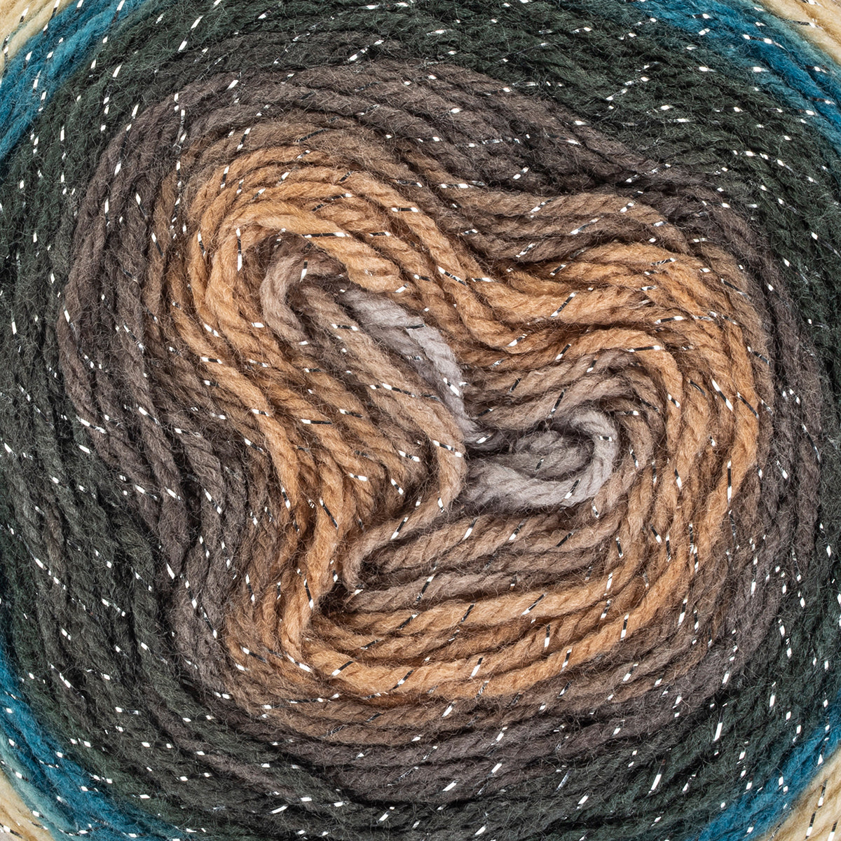 Red Heart Roll With It Sparkle Yarn