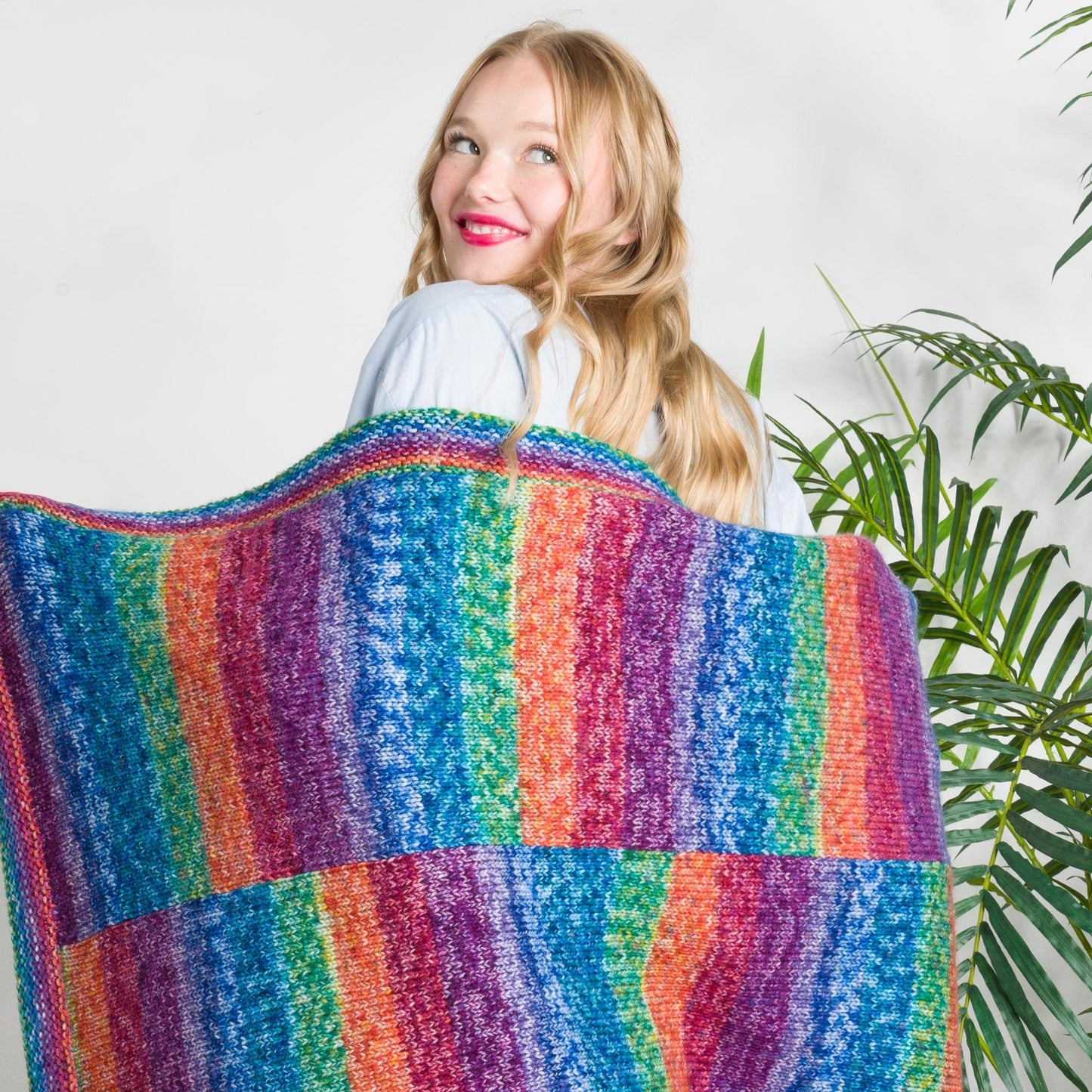 Red Heart Super Saver Bitty Stripes Yarn