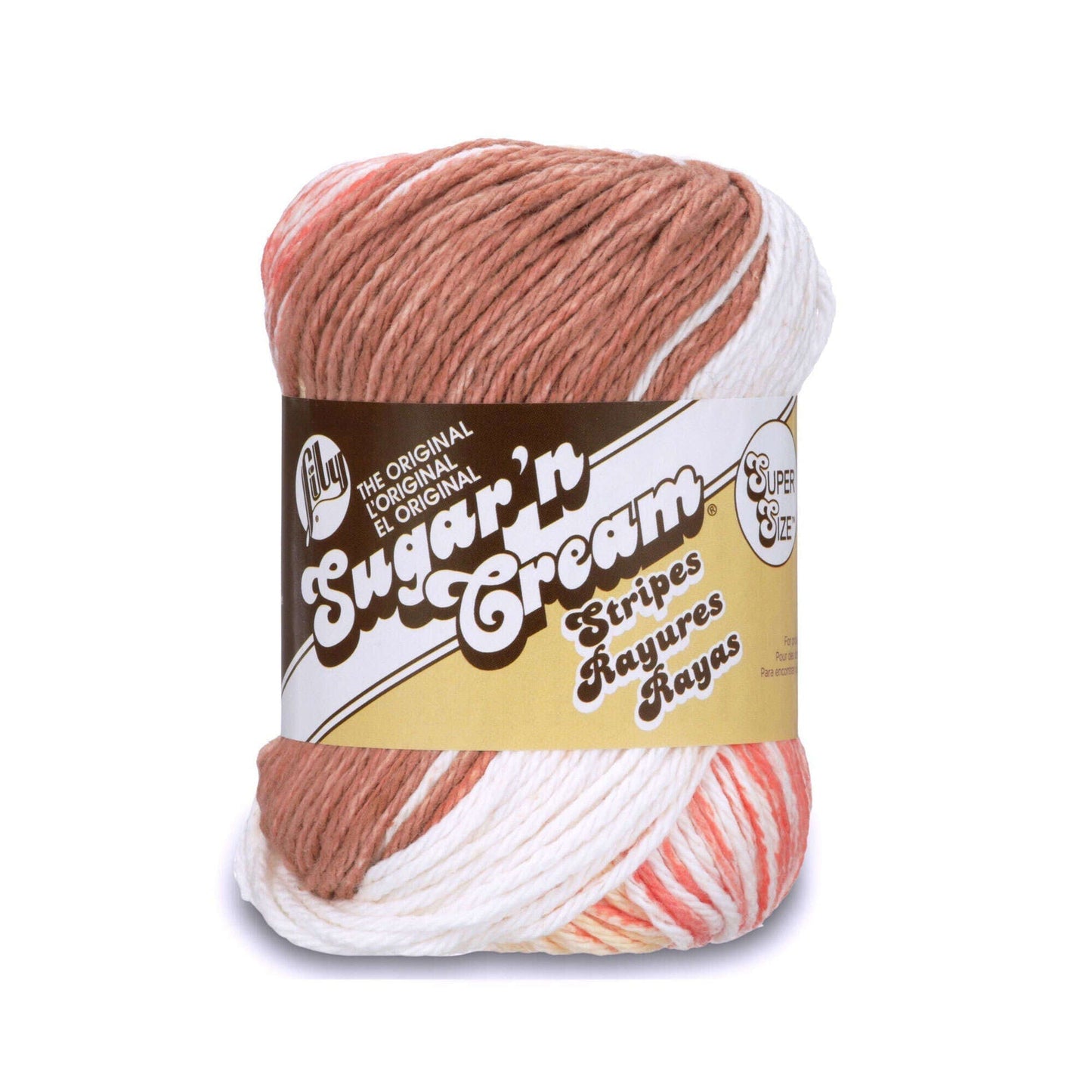 Lily Sugar'n Cream Super Size Stripes Yarn - Clearance Shades