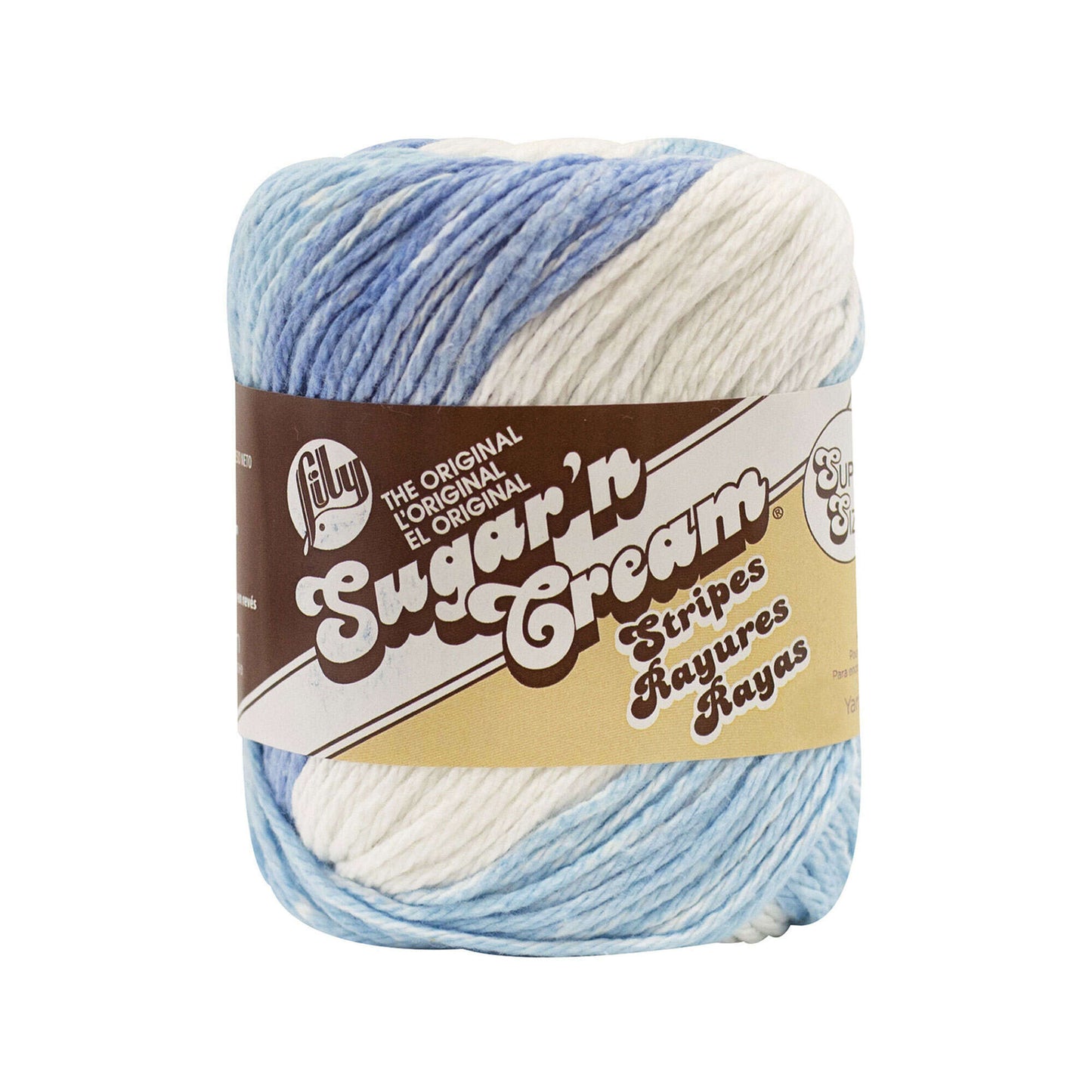 Lily Sugar'n Cream Super Size Stripes Yarn - Clearance Shades