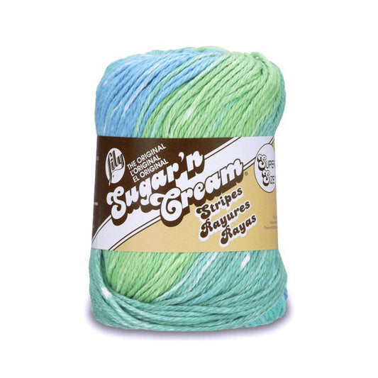 Lily Sugar'n Cream Super Size Stripes Yarn - Clearance Shades